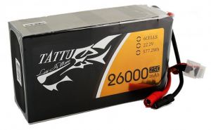 26000mAh 22.2V 25C TATTU Gens Ace