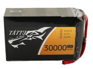 30000mAh 22.2V 25C TATTU Gens Ace