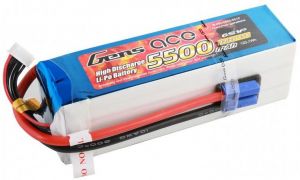 5500mAh 22.2V 45C Gens Ace