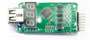 Ładowarka urządzeń USB 1.5A 2-6S z wskaźnikiem